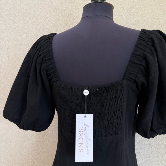 SNDYS Tuscany Dress Black Large - Picture 5 of 6